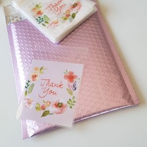 25 Thank You Clear Bags Threat Bags 3.94" inches